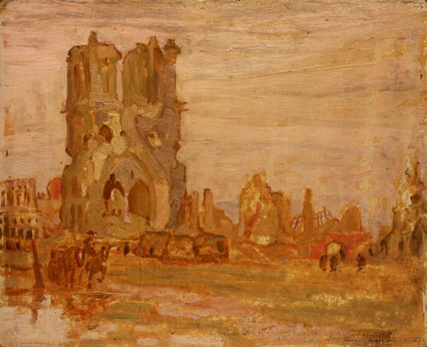 Alexander Young Jackson Cathedral at Ypres, Belgium France oil painting art
